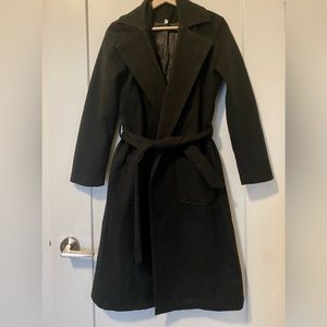 Black Wrap Coat